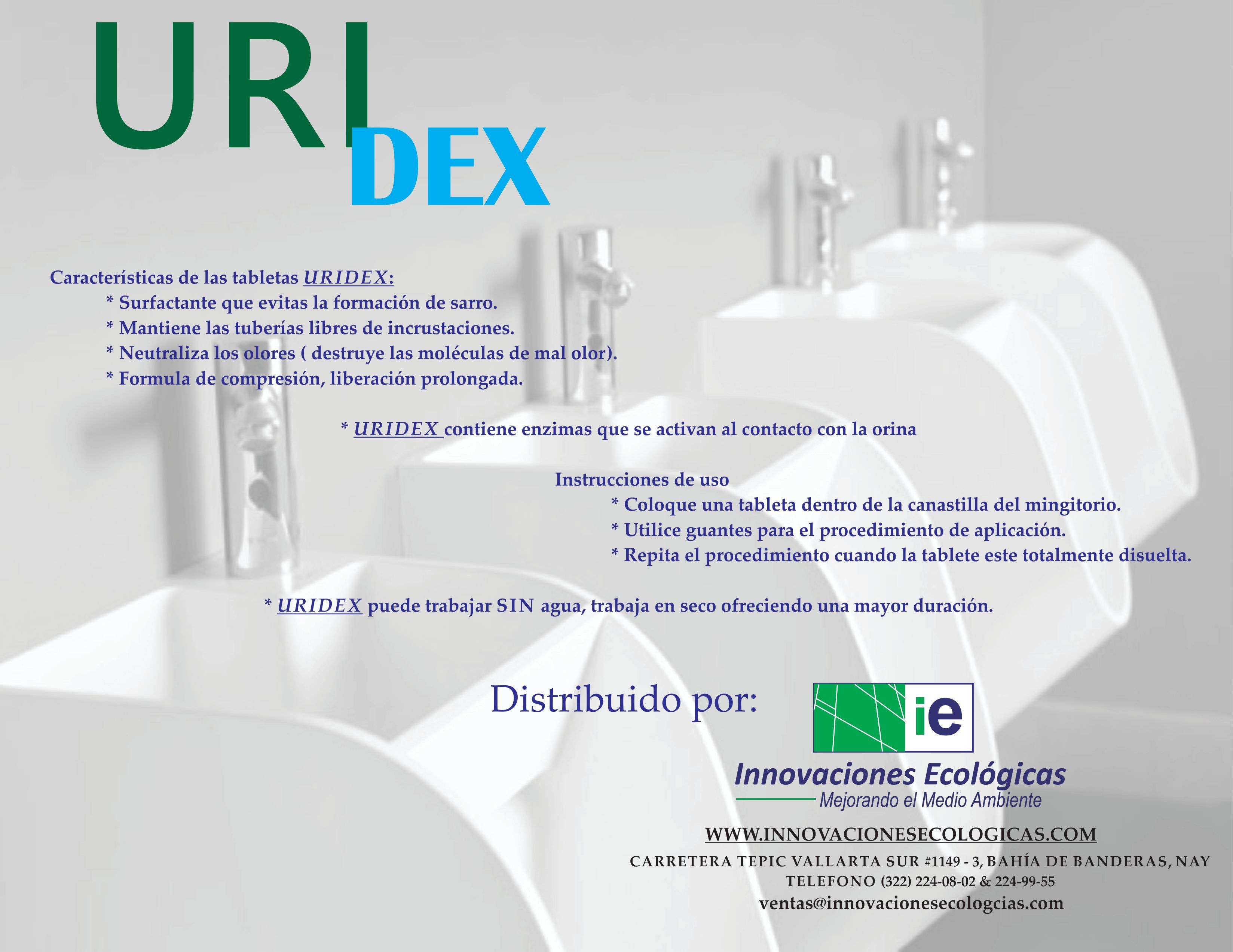 Etiqueta de Uridex